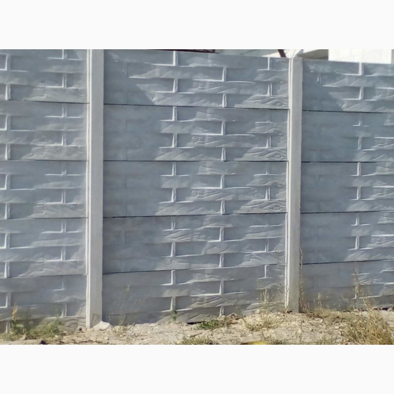 Фото 4. Забор бетонный(еврозабор) наборной до 2, 5 метров в Херсоне и области