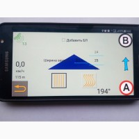 Система паралельного водіння(курсовказівник) GPS+10ГЦ+BLUETOOTH АГРОСЛАЛОМ