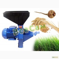 Корморезка (кормоизмельчитель / зернодробилка) эликор для зерна, травы и корнеплодов