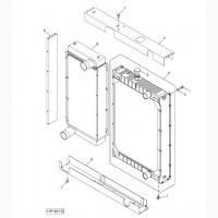 Радиатор водяной для комбайна John Deere 9880i STS