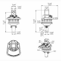 Ротатор гідравлічний Finn-Rotor 70311 FR 7c-W25A25 (3 тонни)