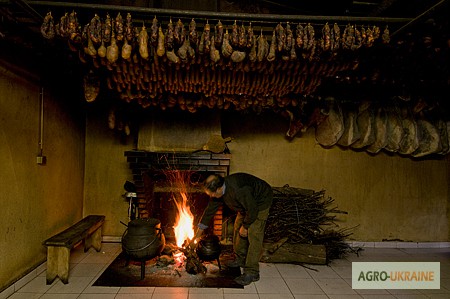 Фото 4. Копченные колбасы, мясо свиннакуринная грудка, куринная, от португальского производителя