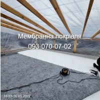 Монтаж ПВХ мембрани. Ремонт покрівлі