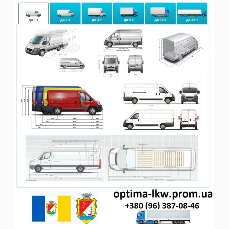 Фото 2. Международные перевозки любых грузов от 1 до 22т Измаил – Украина - Европа