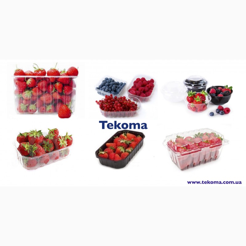 Фото 5. Пластиковая пинетка, упаковка для ягод, тара для ягод, лоток для ягод