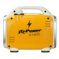 Генератор ITC Power GG9I 750/900 W, инверторный бензиновый Вес 9.3кг. электрогенератор