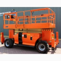 Ножничный подъемник JLG 4394RT, дизель, 2007г., 3905 м/ч, 15 метров рабочая высота