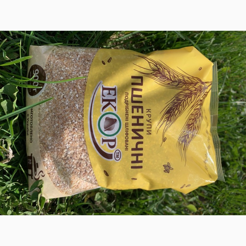 Фото 3. Крупи пшеничні фасовані 0, 9кг ТМ ЕКОР від виробника