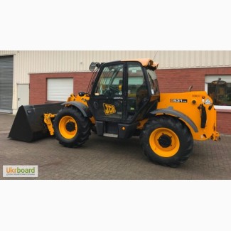 Телескопический погрузчик JCB 531-70, 2012 г., джойстик, кондиционер, 3100 м/ч