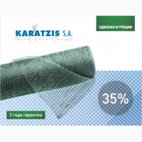 Затеняющая сетка Karatzis зеленая (2х50) 35%