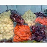 Предлагаем услуги по упаковке овощей и фруктов в пакеты, сетки по 1, 2, 3 кг