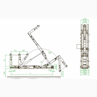 Гаковий навантажувач мультиліфт HYVA LIFT 220 кН (SK) тип SK