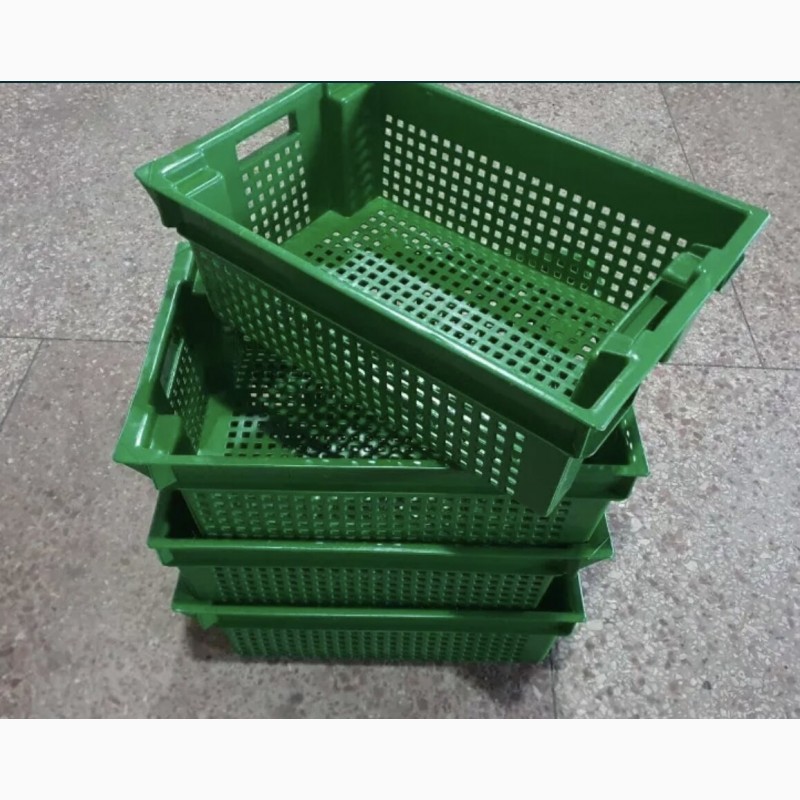 Фото 9. Пищевые хозяйственные пластиковые ящики для мяса молока рыбы ягод овощей в Днепре