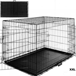 Металлическая клетка переноска для собак 122x76x83 XXL