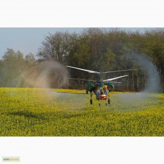 Услуги по внесению инсектицида бискайя авиацией - вертолеты и самолеты