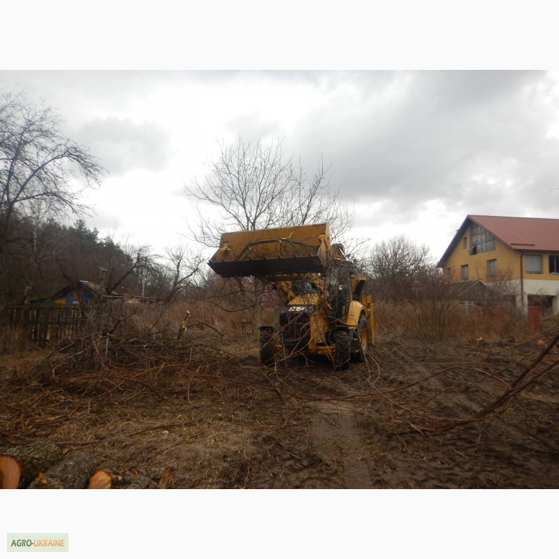 Фото 3. Очистка участка от деревьев Киев