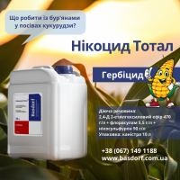 Гербіцид для захисту кукурудзи від злакових та дводольних бур’яні