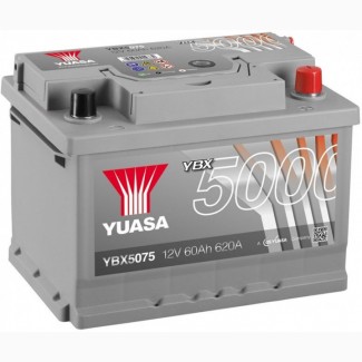 Продам автомобильный аккумулятор Yuasa 12V 60Ah Silver High Performance Battery YBX5075