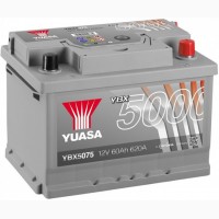 Продам автомобильный аккумулятор Yuasa 12V 60Ah Silver High Performance Battery YBX5075