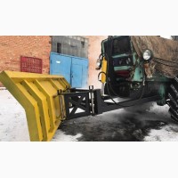 Cнегоочиститель (снегоотвал) для уборки снега на трактор МТЗ, ЮМЗ, Т-150