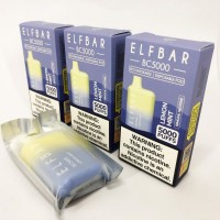 Електрона сигарета ELF BAR BC 5000 тяг (Лимон Мята ) 5%