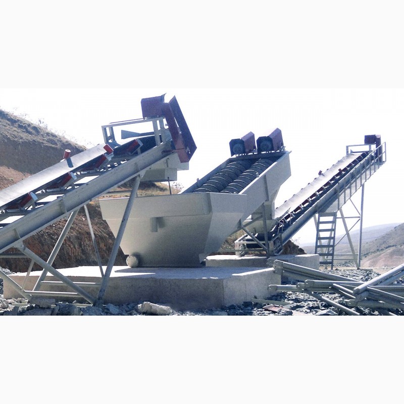 Фото 4. Оборудование просеивания и промывки песка Polygonmach, Турция