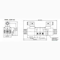 Электромагнитный клапан с двойной катушкой Hydro-pack NG 6 J Center - RH06041 24 V