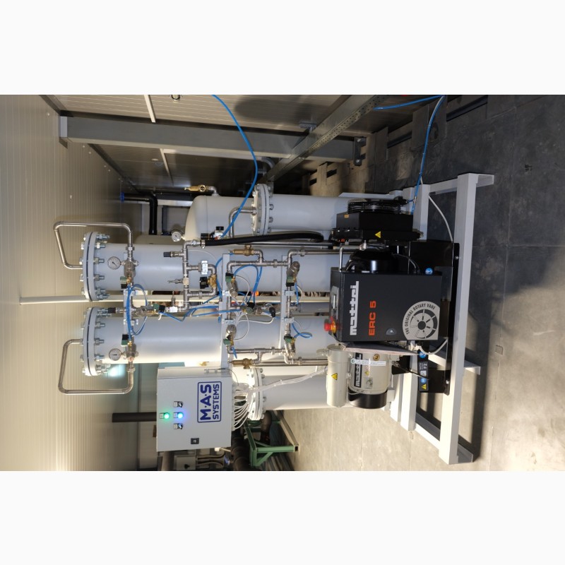 Фото 4. РГС оборудование для создания регулируемой газовой атмосферы (СА, ULO) в фруктохранилищах