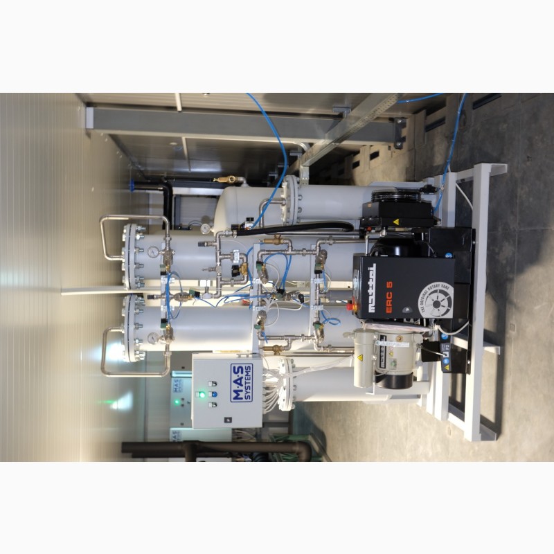 Фото 8. РГС оборудование для создания регулируемой газовой атмосферы (СА, ULO) в фруктохранилищах