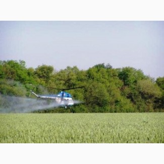 Інсектицидний захист пшениці вертольотом - агропослуги