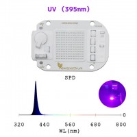 Ультрафиолетовая матрица, светодиод, світлодіод 395-400нм50Вт/220В с термоконтролем