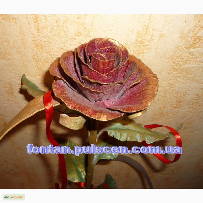 Фото 14. Кованые розы сувенир подарок для девушки в Новый год 8 марта Кованая роза кована троянда