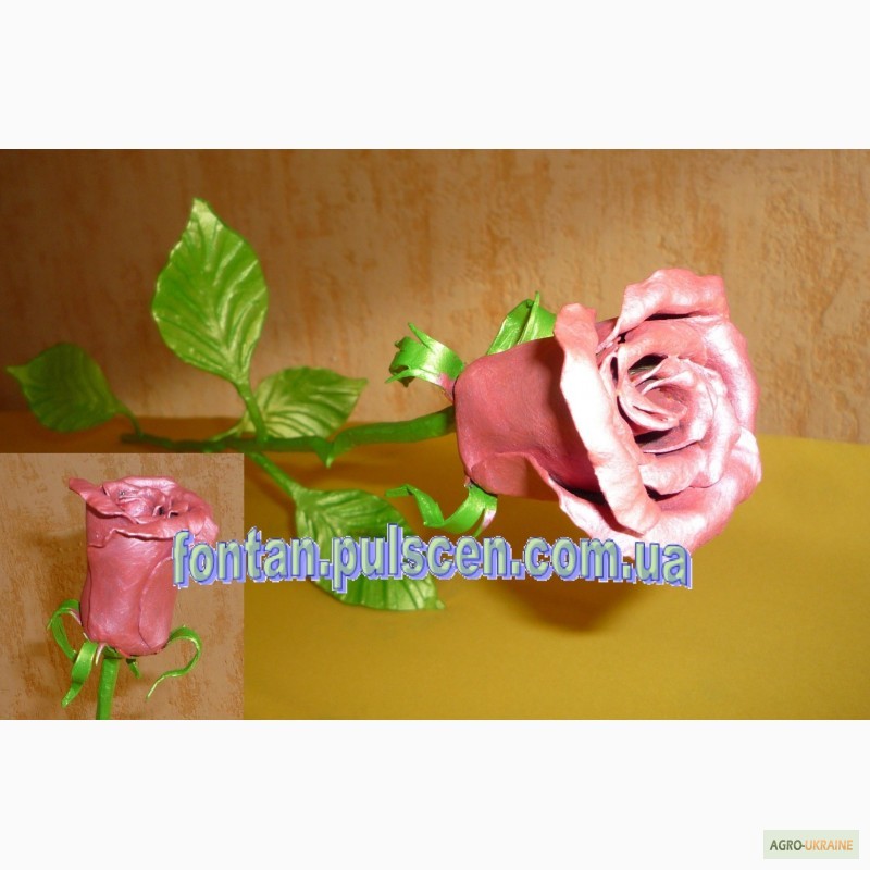 Фото 17. Кованые розы сувенир подарок для девушки в Новый год 8 марта Кованая роза кована троянда