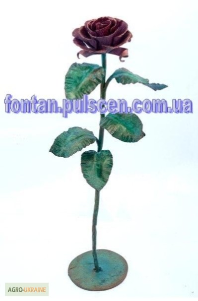 Фото 3. Кованые розы сувенир подарок для девушки в Новый год 8 марта Кованая роза кована троянда