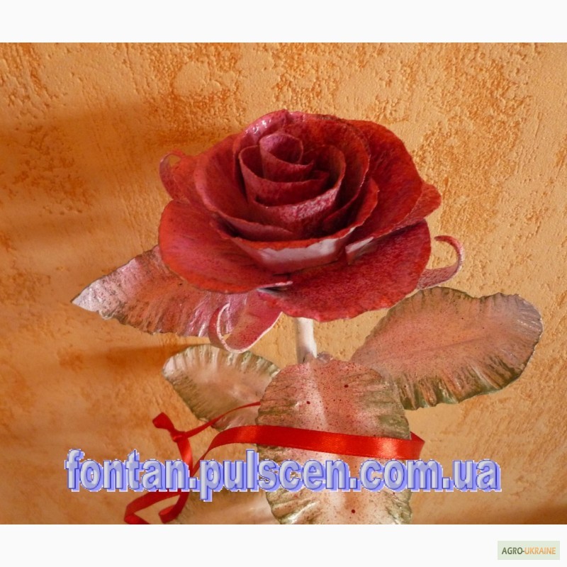 Фото 7. Кованые розы сувенир подарок для девушки в Новый год 8 марта Кованая роза кована троянда