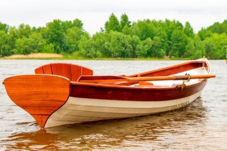 Фото 6. Деревянная лодка премиум класса