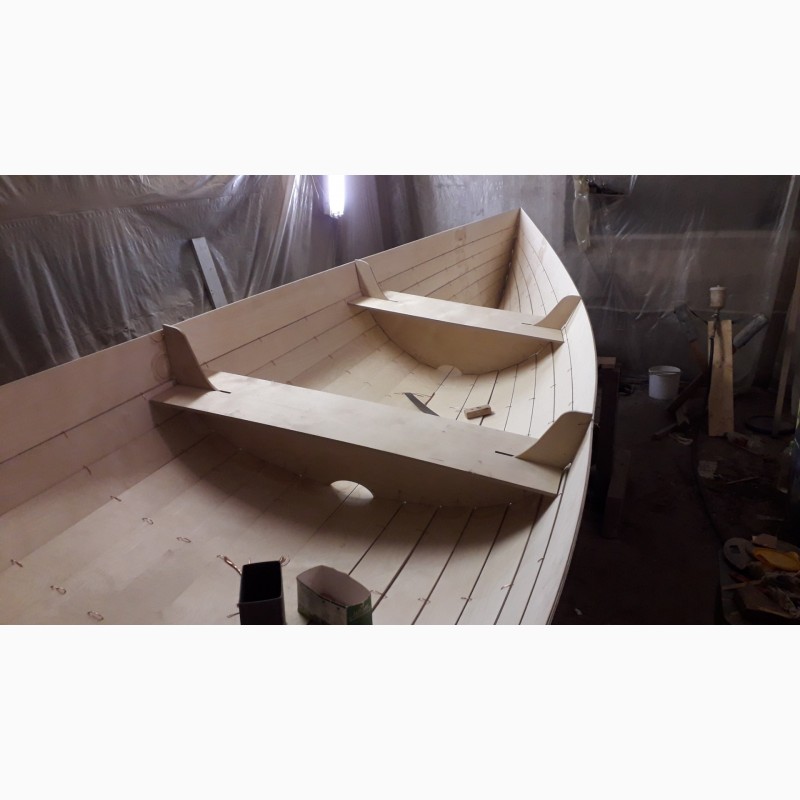 Фото 11. КИТ набор деревянной гребной лодки для самостоятельной постройки