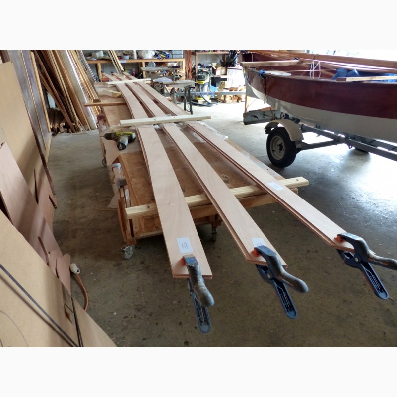 Фото 5. КИТ набор деревянной гребной лодки для самостоятельной постройки