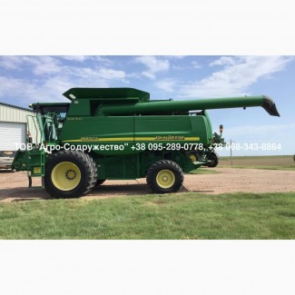 Комбайн зерновой роторный John Deere 9660 STS Bullet Rotor 2007г. из США м/ч 1841