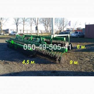 Настоящая борона мотыга John Deere 400 (4, 6, 9, 12 м.) ротационная