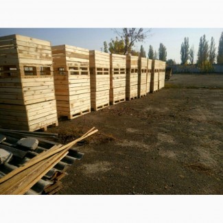 Деревянные ящики, ящики, контейнеры, евроконтейнеры
