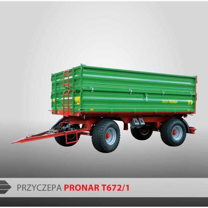 Фото 5. Прицеп тракторный Pronar T672/1 (10 т) производство 2021 год новый