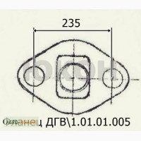 Фланец ДГВ 1.01.01.005 - плита задняя, пресс гранулятора Б6-ДГВ