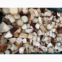 Продам морожені білі гриби(цілі, кубик) та мариновані білі грибочки( великі партії)