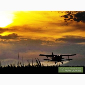 Авіаобробка посівів сої ріпаку кукурузниками гелікоптерами дельтальотами
