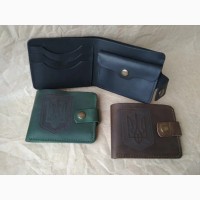 Шкірняий гаманець з Тризубом, гаманець з зображенням Тризуба