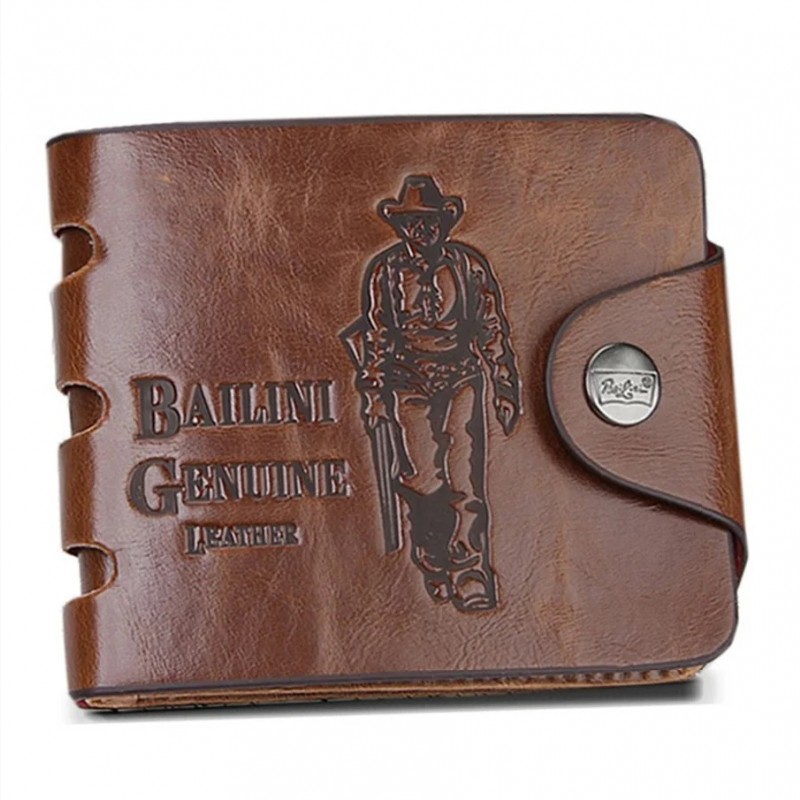 Гаманець Bailini Genuine Leather Original, стильний гаманець, Чоловічий гаманець