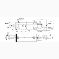 Гидроцилиндр сеялки (с гайкой) ГЦ-100.40.200.001.22