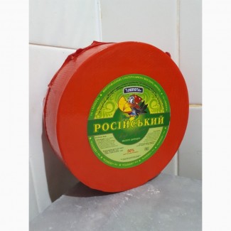 Сир твердий Російський великого циліндру, 50% жира в сухом веществе