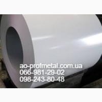 Лист гладкий с полимерным покрытием RAL 9003, Гладкий плоский лист белого цвета, Киев